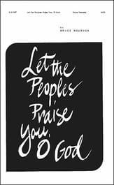 Let the Peoples Praise You, O God SATB choral sheet music cover